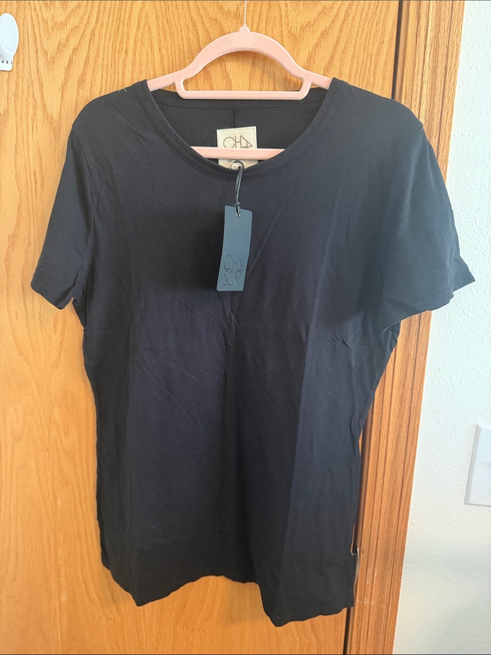 🫶🏼5 for $45!!🫶🏼Chaser Black Short Sleeve Crew Tee